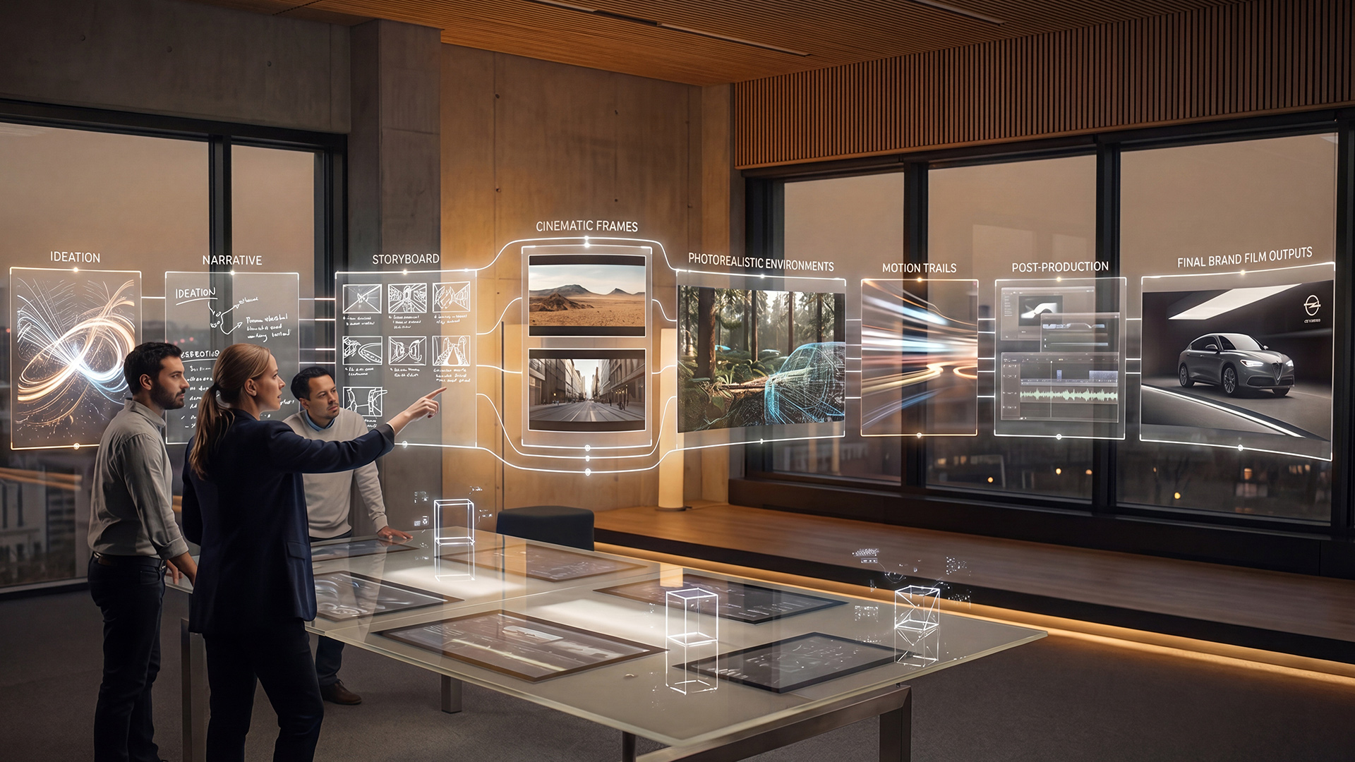 Human-Led Ai Cinematic Production Architecture